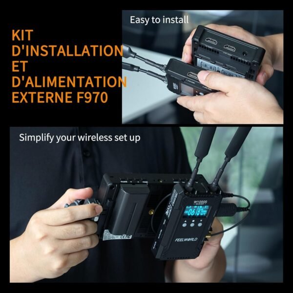 FEELWORLD F5PROX Caméra Moniteur de Terrain Écran Tactile 1600Nit 5,5 Pouces 4K HDMI DSLR Video Camera Monitor avec Batterie F750 Sacoche pour caméra Entrée de Type C 3DLUT Focus Peaking Histogramme