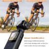 Caméra de Corps 4K avec Microphone Externe, Mini Vidéo et Audio Vlog Pocket Cam Rotation 270° Caméra pour Sport, Vélo, Voyage, Enregistreurs de Police, Civils Personnels, 64GB Inclus